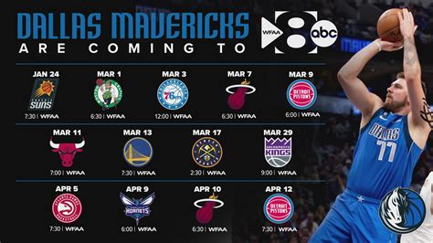 10 Dallas Mavericks Games To Be Broadcasted On Wfaa Wfaa Com 10 Dallas Mavericks Games To Be Broadcasted On Wfaa Wfaa Com