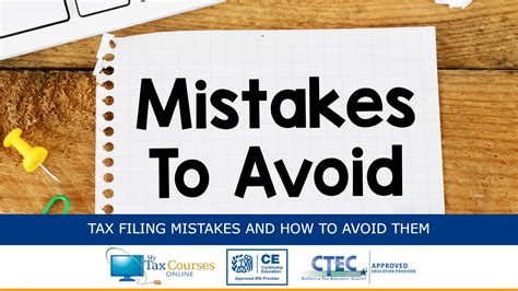 11 Most Common Tax Filing Mistakes How To Avoid Them