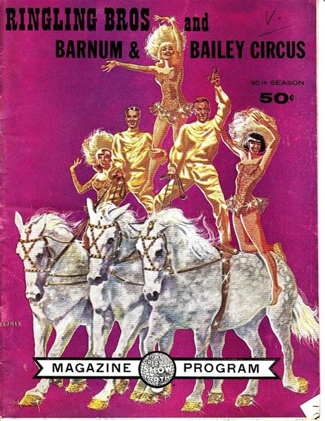 1965 95Th Season Ringling Brothers And Barnum Bailey Circus Program Ebay 1965 95Th Season Ringling Brothers And Barnum Bailey Circus Program Ebay