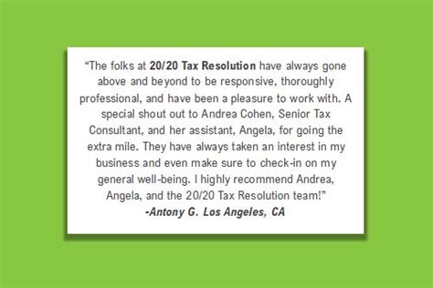 20 20 Tax Resolution Linkedin