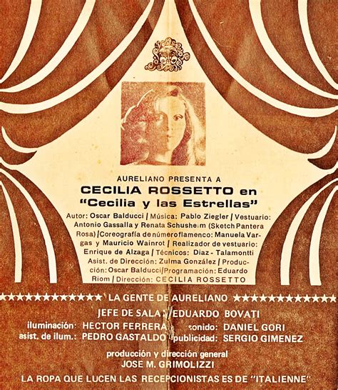 2017 Y Las Estrellas Cecilia Rossetto 2017 Y Las Estrellas Cecilia Rossetto