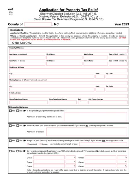 2020 2025 Form Nc Av 10 Fill Online Printable Fillable Blank Pdffiller