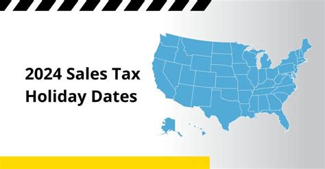 2024 Sales Tax Holidays List Avalara 2024 Sales Tax Holidays List Avalara