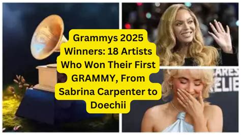 2025 Grammys 18 Artists Who Won Their First Grammy From Sabrina Carpenter To Doechii Grammy Com 2025 Grammys 18 Artists Who Won Their First Grammy From Sabrina Carpenter To Doechii Grammy Com
