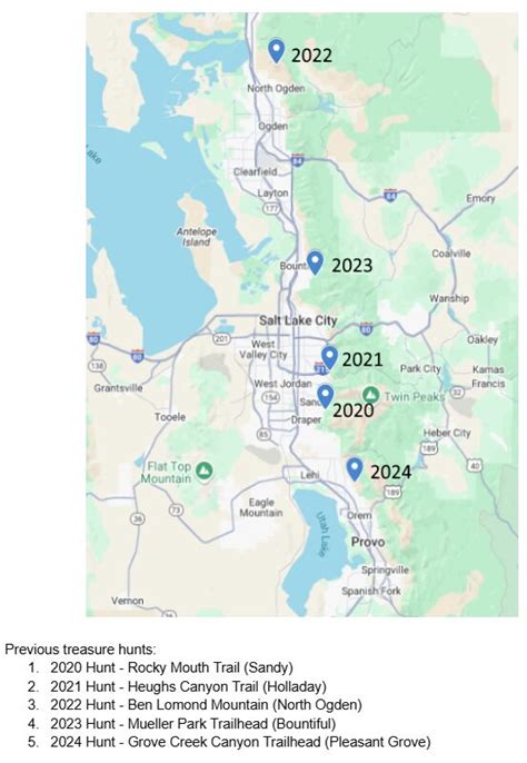 25 000 Treasure Hunt On Utah S Trails 2025 Updates
