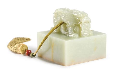 3622 An Important Large Imperial White Jade Zhoujia Yanxi Zhi Bao Seal Qing Dynasty Jiaqing Period