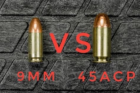 Which Is Better For Defense: .45 Vs 9Mm?
