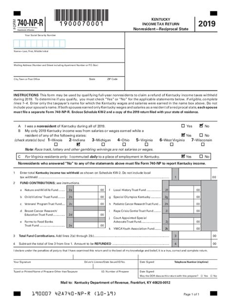740 Np 2020 2025 Form Fill Out And Sign Printable Pdf Template Airslate Signnow