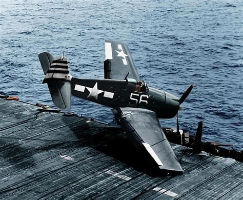 80 G 372704 Grumman F6f Hellcat Wwii Airplane Aircraft Carrier