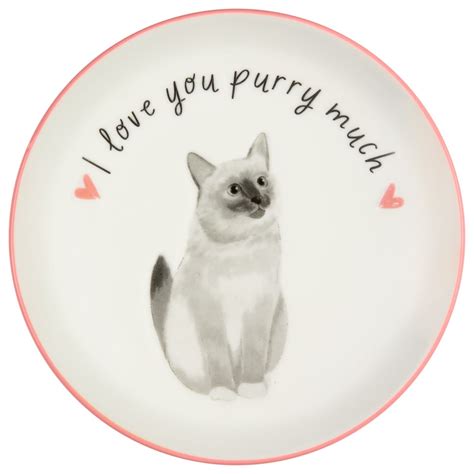 A Tale Of Tails Cat Trinket Dish I Love You Purry Much Gift B Amp M