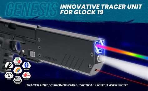Acetech Genesis Tracer Unit W Chronograph Flashlight Amp Laser For Glock 19 Airsoft Pistols Acetech Genesis Tracer Unit W Chronograph Flashlight Amp Laser For Glock 19 Airsoft Pistols
