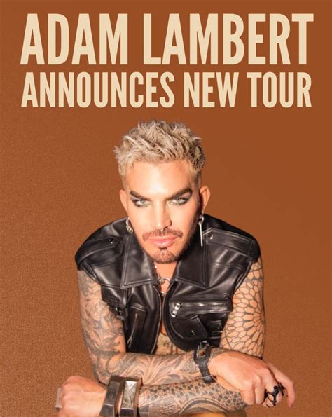 Adam Lambert Announces He Will Be Performing An Online Concert For Fans For His Birthday This Month