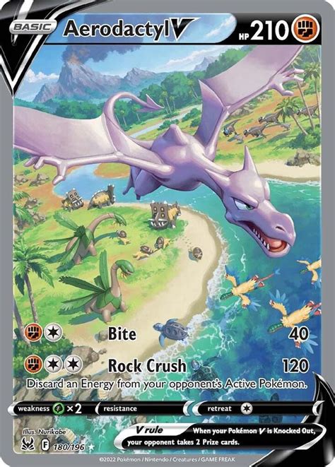 Aerodactyl V Alternate Full Art Swsh11 Lost Origin Pokemon Tcgplayer Com