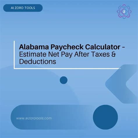 Alabama Paycheck Calculator Calculate Your Net Pay