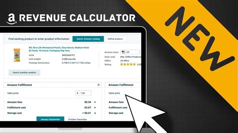 Amazon Fba Calculator Explained Complete Guide On How To Calculate Profit Fees Youtube
