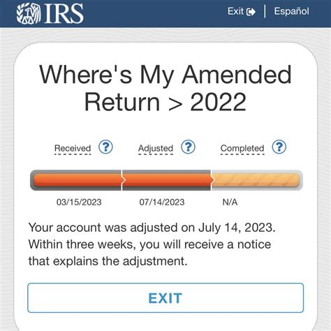 Amended Return Got Adjusted July 14Th I Am Receiving It As A Check By Mail How Long Should It Take R Irs