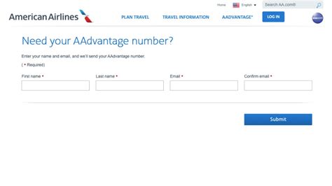 American Airlines Aa Frequent Flyer Find Your Aadvantage Number Frequentflyernumber Com