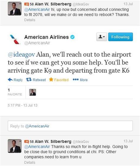 American Airlines An Example Of Great Customer Service Via Twitter American Airlines An Example Of Great Customer Service Via Twitter