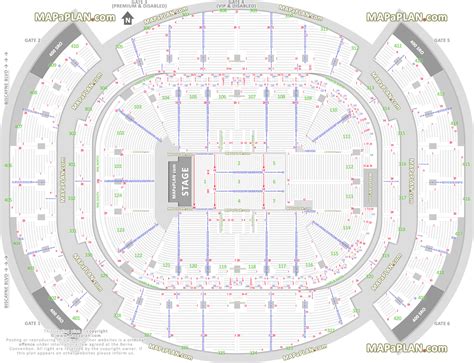 American Airlines Arena Seating Chart With Rows