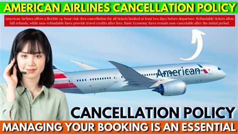 American Airlines Cancellation Policy Cancellations Name Changes More Flightsassistance
