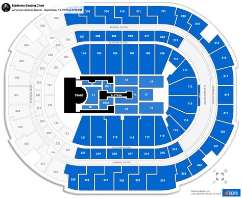 American Airlines Center Concert Seating Chart Rateyourseats Com