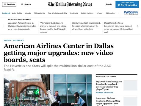 American Airlines Center In Dallas Getting Major Upgrades New Video Boards Seats American Airlines Center In Dallas Getting Major Upgrades New Video Boards Seats