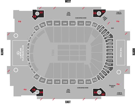 American Airlines Center Interactive Seating Chart