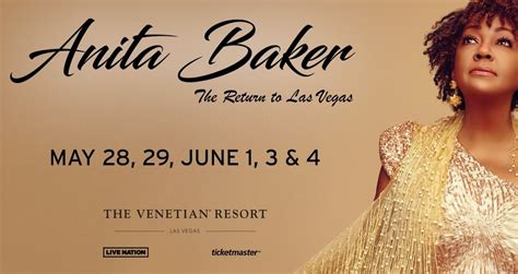 Anita Baker S Return To Vegas New Dates Farewell Concert Series
