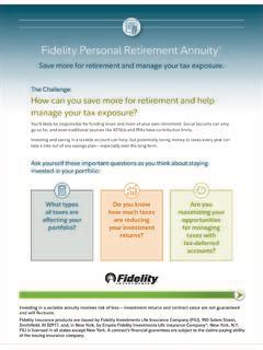Annuity Exchange Tax Free With Fidelity Personal Retirement Annuity Fidelity