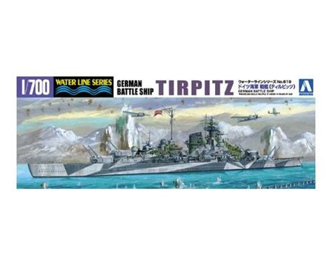 Aoshima 8103 1 700 German Battleship Tirpitz Aoshima 8103 1 700 German Battleship Tirpitz