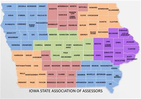 Assessors Of Iowa Map Isaa