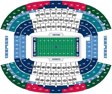 At Amp T Stadium Seating Chart Pbr Stadium Seating Chart