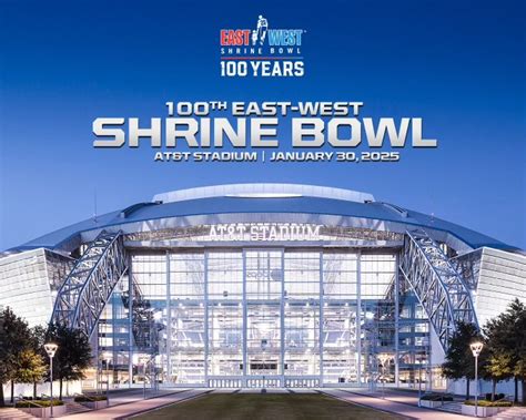 At T Stadium To Host Iconic 100Th East West Shrine Bowl East West Shrine Bowl