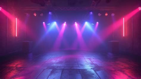 Atmospheric And Vibrant Empty Nightclub With Colorful Lights Premium Ai Generated Image Atmospheric And Vibrant Empty Nightclub With Colorful Lights Premium Ai Generated Image