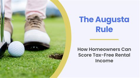 Augusta Rule Taxes