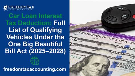 Auto Interest Tax Deduction Save Big On Your Taxes With These Vehicles Auto Interest Tax Deduction Save Big On Your Taxes With These Vehicles