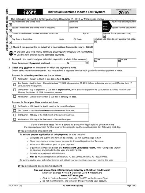 Az Dor A 4 2018 Fill Out Tax Template Online