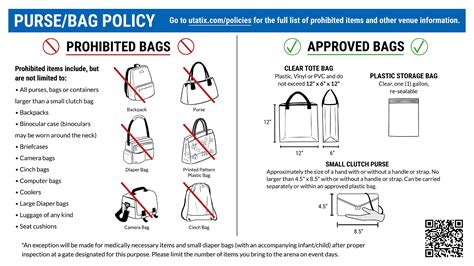 Bag Policy And Prohibited Items Utatickets Com The University Of Texas At Arlington