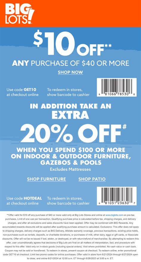 Big Lots August 2024 Coupons And Promo Codes Big Lots August 2024 Coupons And Promo Codes