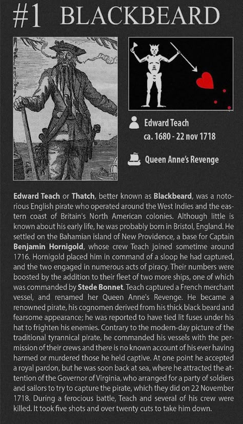 Blackbeard The Pirate Learn About Blackbeard S Pirate History