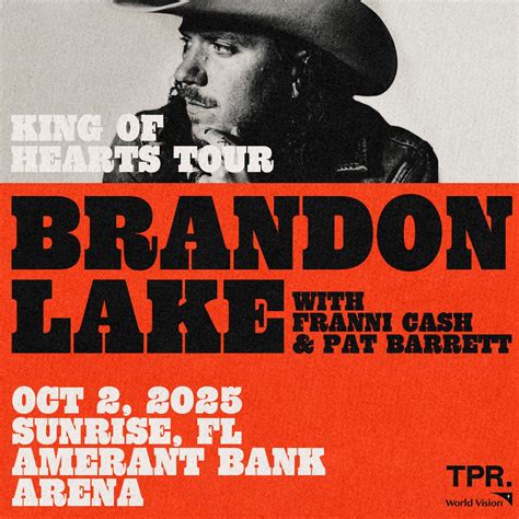 Brandon Lake 2025 Tour Dates Revealed Don Amp 39 T Miss Your Chance To See Him Live