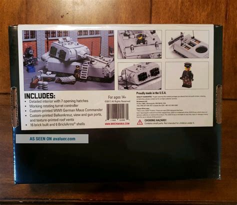 Brickmania Panzer Viii Maus Wwii German Heavy Tank 8601083