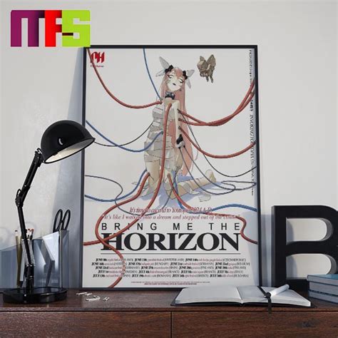 Bring Me The Horizon Eu Festival Tour 2024 Invoking Youtopia Home Decor Poster Canvas Masteez
