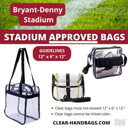 Bryant Denny Stadium Clear Bag Policy Clear Handbags Com