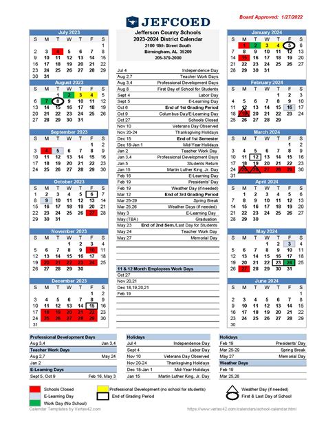Calendar Jefferson County Co Civicengage