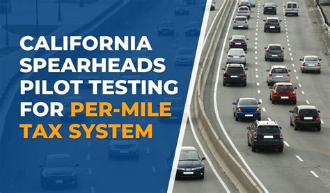 California 30 Cent Per Mile Tax