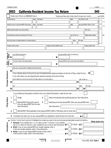 California Income Tax Rate Fill Out Sign Online Dochub