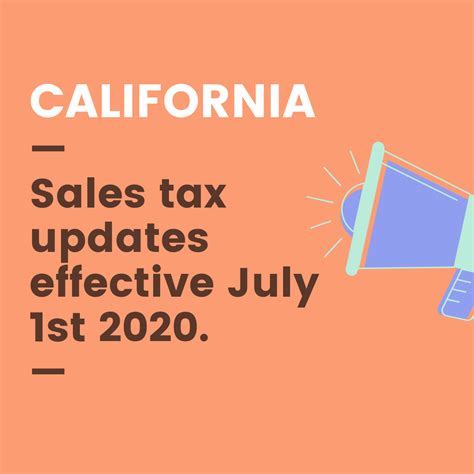 California Sales Tax Updates Logistis California Sales Tax Updates Logistis