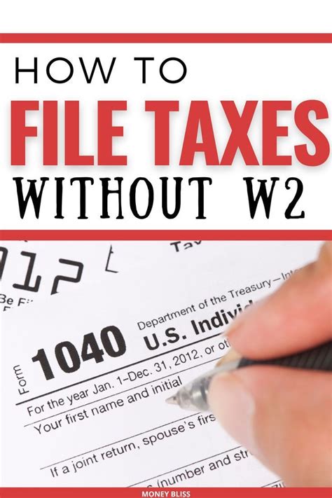 Can You Do Taxes Without W2