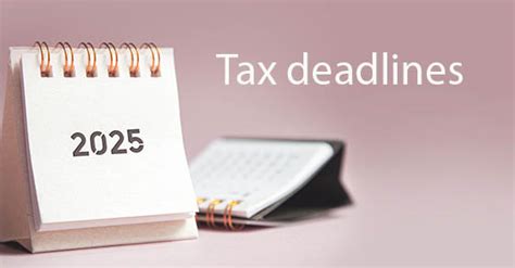 Canadian Tax Deadlines For Businesses In 2025